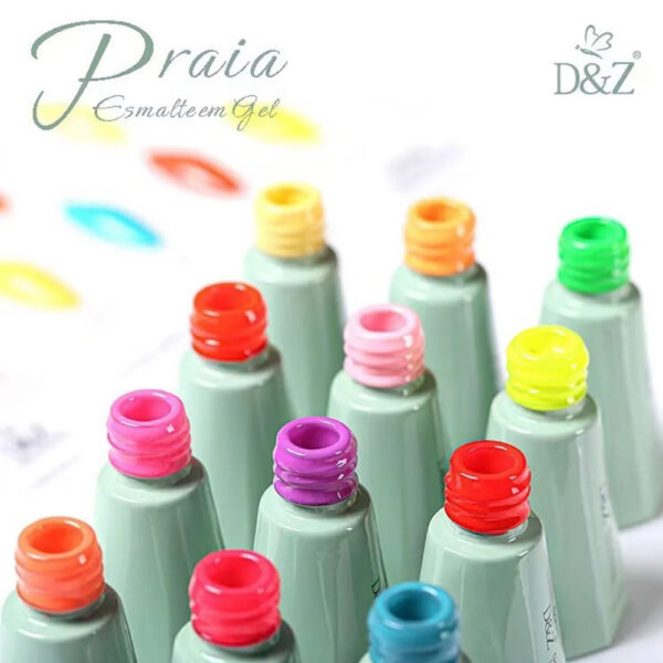 Kit Esmalte em Gel DZ Praia 12 unidades - Imagem 3