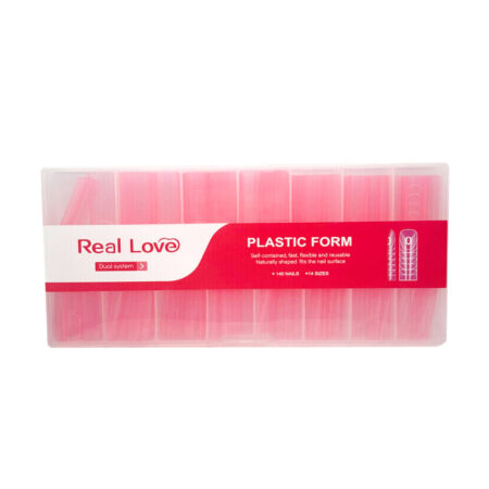 Molde F1 Postiça Curvatura C Rosa Real Love 140 unidades