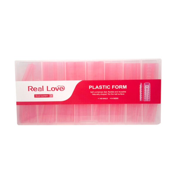 Molde F1 Postiça Curvatura C Rosa Real Love 140 unidades