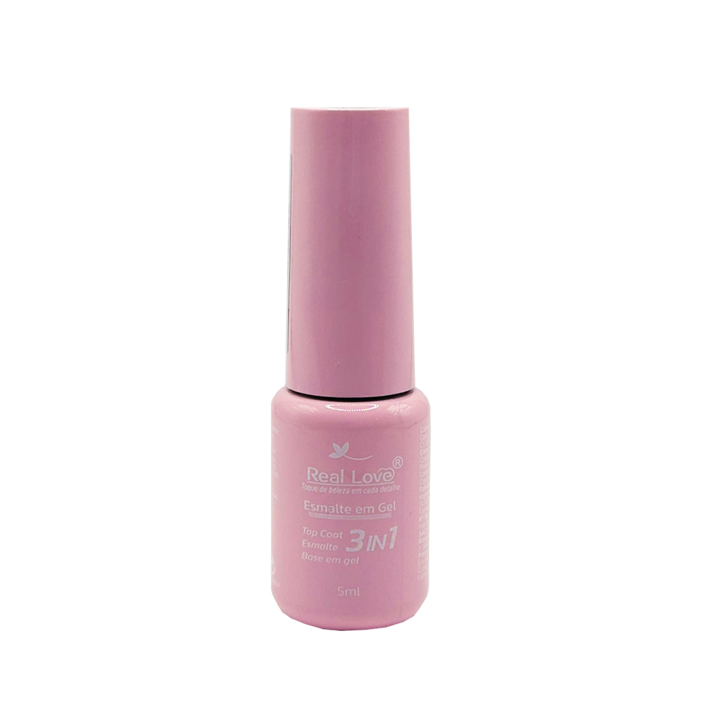 Esmalte em Gel Real Love 3 em 1 Coleção B 5ml 014