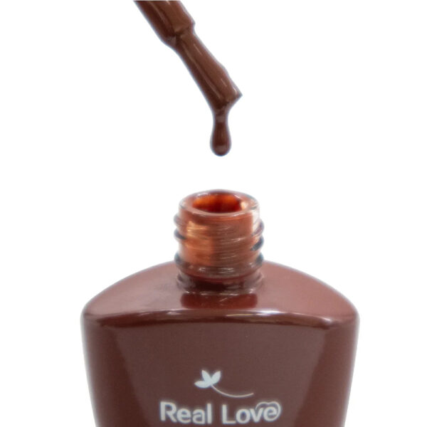Esmalte em Gel Real Love Luxo Marrom 10ml 003 - Imagem 2