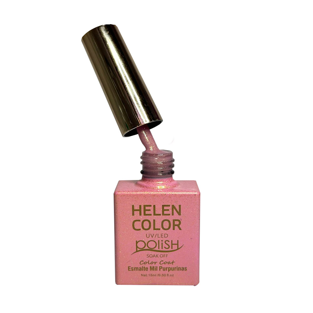 Esmalte em Gel Helen Color Mil Purpurinas 15ml cor 5 - Imagem 2