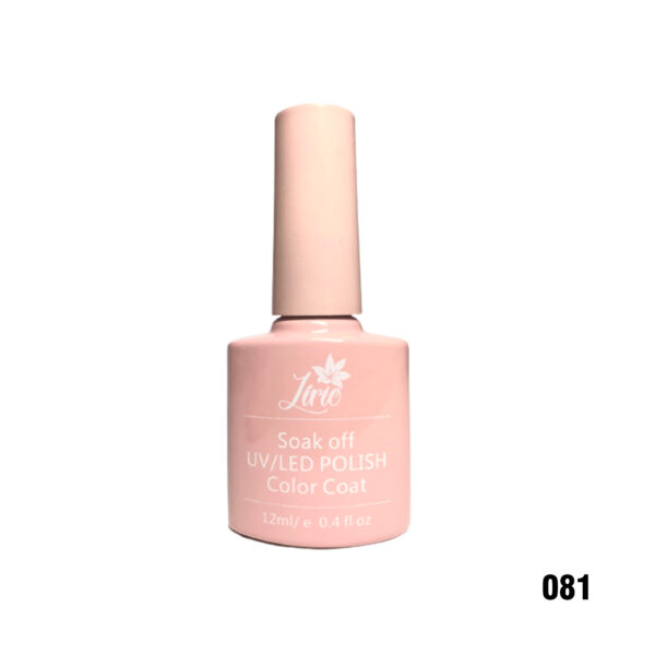 Esmalte em Gel Lírio Coleção B Cor: 081
