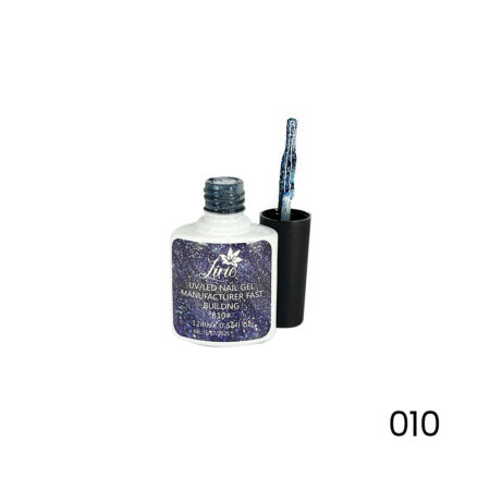 Esmalte em Gel Lírio Reflexivo Glitter cor 010