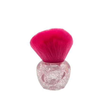 Pompom Espanador Rosa Glitter Dafu