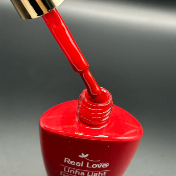 Esmalte em Gel Real Love Luxo Vermelho 10ml 002 - Imagem 2