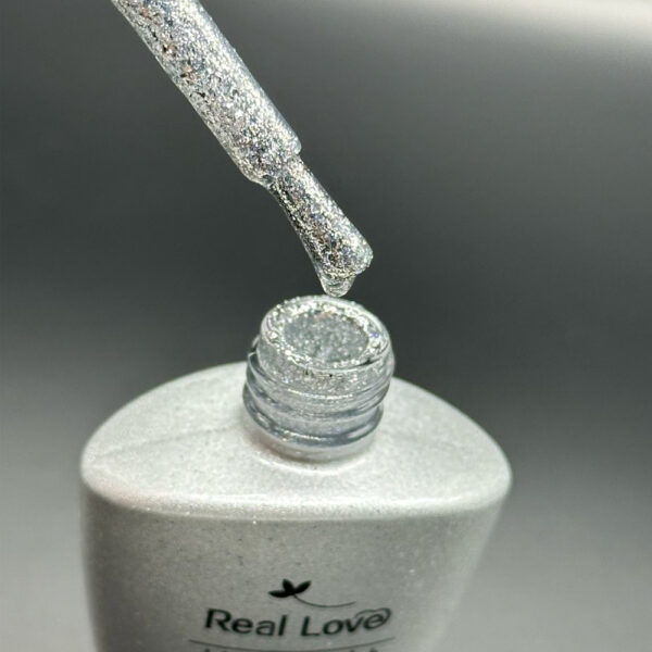 Esmalte em Gel Real Love Luxo Prata 10ml 003 - Imagem 2