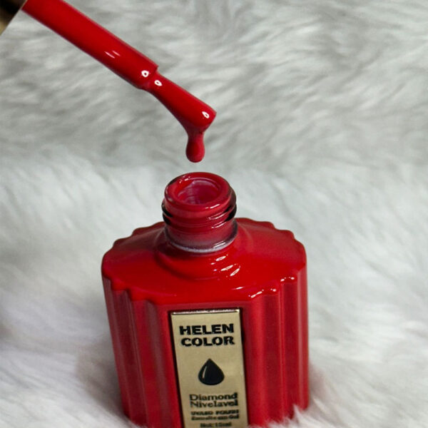 Kit Esmalte em Gel Helen Color Nivelavel Vermelho 6 unidades - Imagem 4