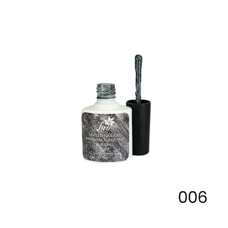 Esmalte em Gel Lírio Reflexivo Glitter cor 006