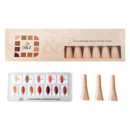 Kit Esmalte em Gel DZ Coleção Nude 12 unidades