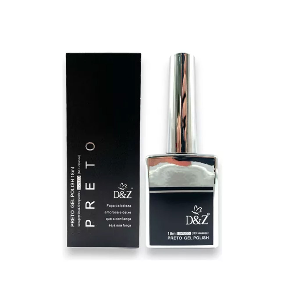 Esmalte em Gel DZ Premium Preto 18ml