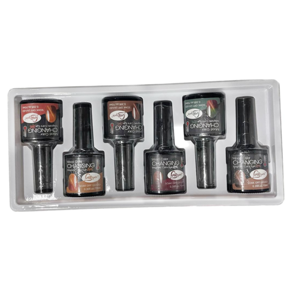 Kit Esmalte em Gel Magnético Cat's Eye LoveYes - Imagem 4