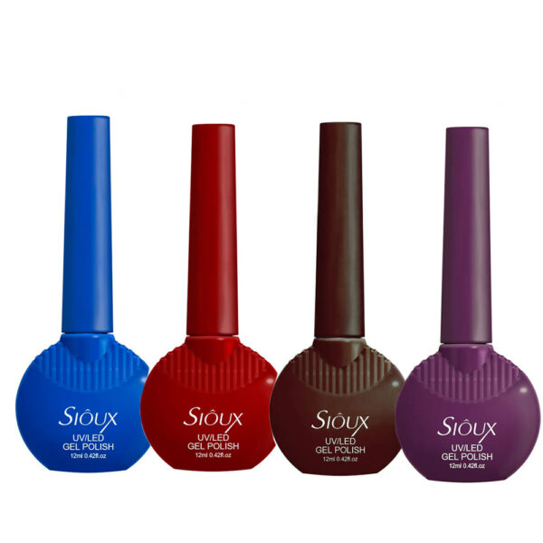 Kit Esmalte em Gel Sioux Bolinha 12ml 4 unidades