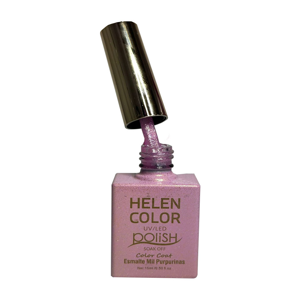 Esmalte em Gel Helen Color Mil Purpurinas 15ml cor 6 - Imagem 2