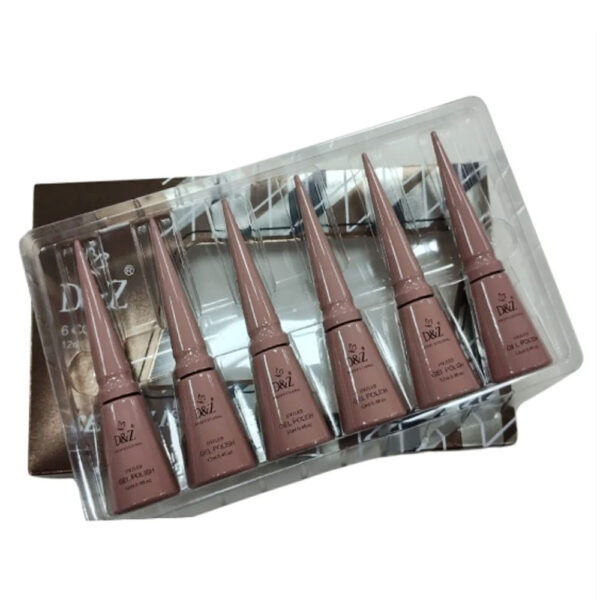 Kit Esmalte em Gel DZ Coleção Nude 6 cores - Imagem 2