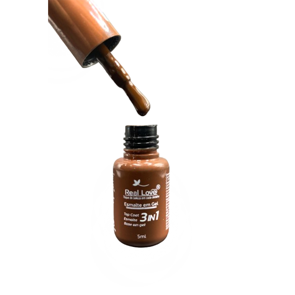 Esmalte em Gel Real Love 3 em 1 Coleção B 5ml 040