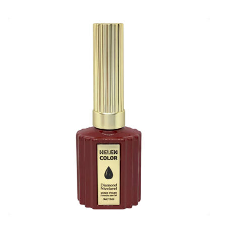 Esmalte em Gel Helen Color Diamond Nivelavel Vermelho 15ml cor 24
