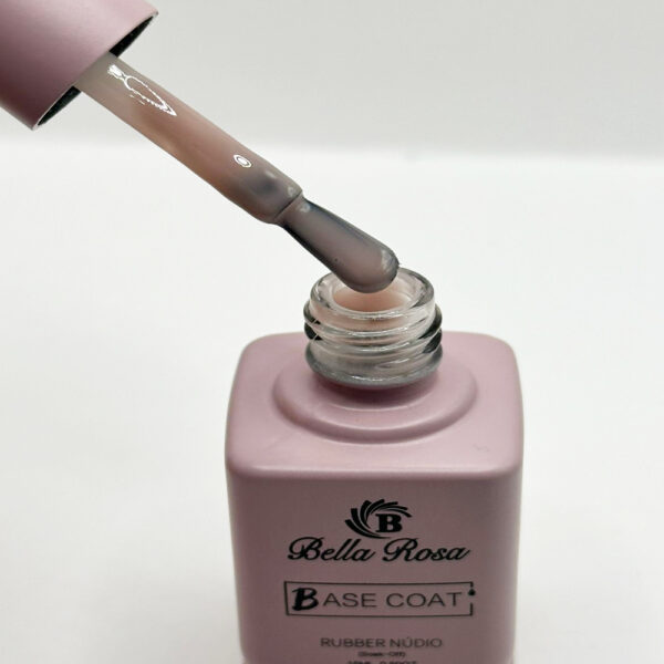 Base Coat Rubber Nudio Bella Rosa 15ml 04 - Imagem 2