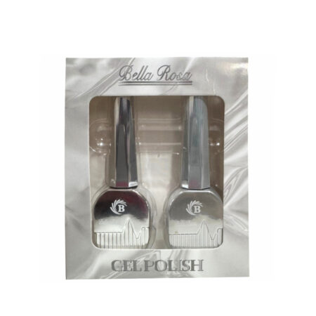 Kit Esmalte em Gel Cromado Bella Rosa