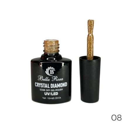 Esmalte em Gel Bella Rosa Crystal Diamond 08