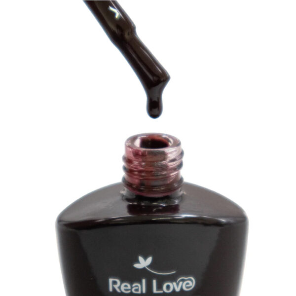Esmalte em Gel Real Love Luxo Marrom 10ml 004 - Imagem 2