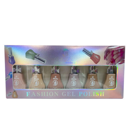 Kit Esmalte em Gel Bella Rosa Polish Laço Nude 001