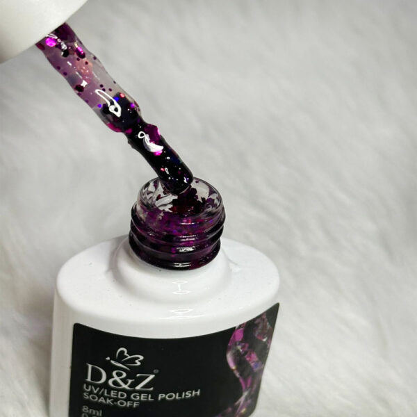 Esmalte em Gel DZ BS09 Glitter 8ml - Imagem 2