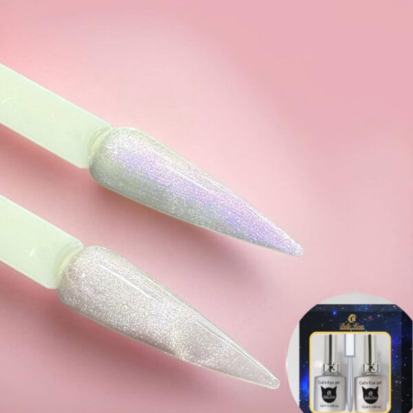 Kit Esmalte em Gel Olho de Gato Bella Rosa 12ml - Imagem 2