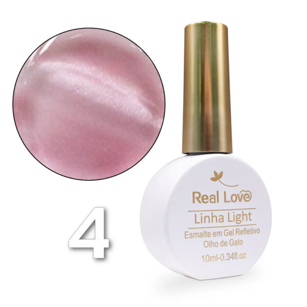 Esmalte em Gel Refletivo Olho de Gato 04 Real Love 10ml - Imagem 2
