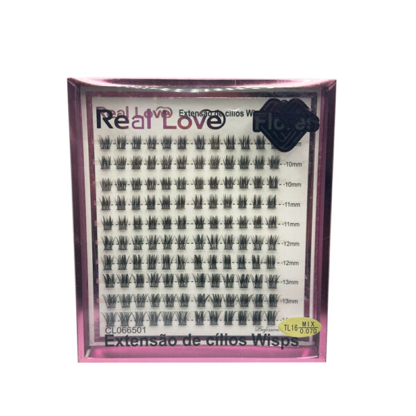 Cilios Tufo Flores Real Love TL16 Mix 0.7D