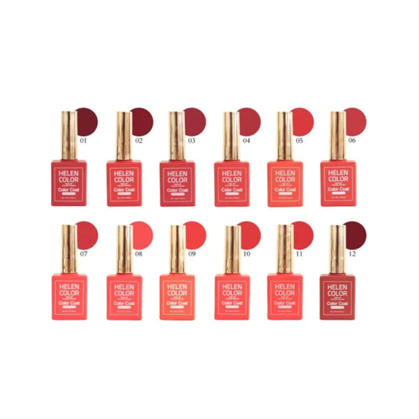 Kit Esmalte em Gel Helen Color Vermelho 12 unidades - Imagem 2