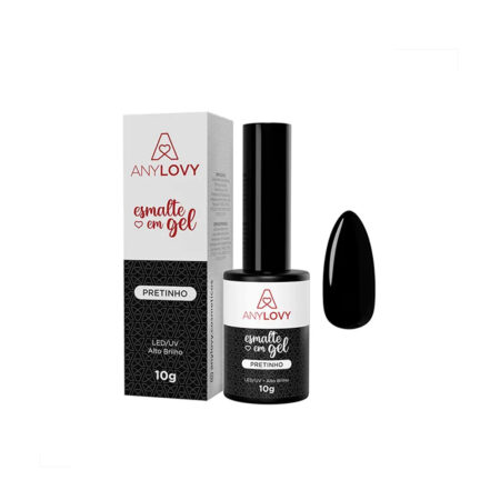Esmalte em Gel AnyLovy Pretinho 10g