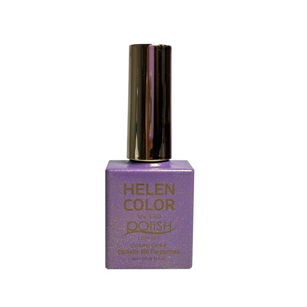 Esmalte em Gel Helen Color Mil Purpurinas 15ml cor 8