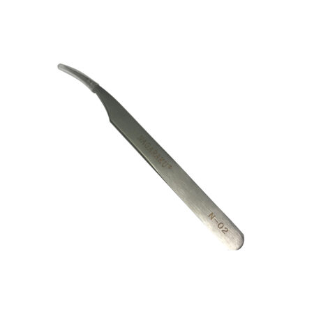Pinça de Cílios  Nagaraku Semi Curvada N-02