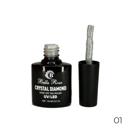Esmalte em Gel Bella Rosa Crystal Diamond 01