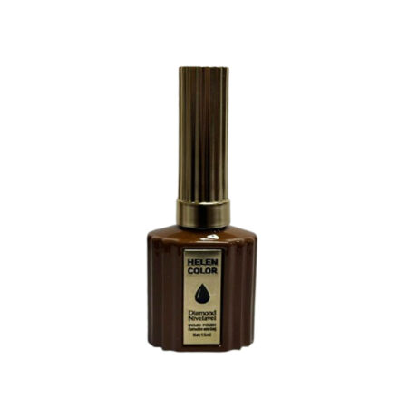 Esmalte em Gel Helen Color Diamond Nivelavel Marrom 15ml cor 45