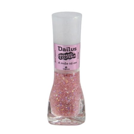 Esmalte Dailus Babado e Gliteria A Mãe Ta On 8ml
