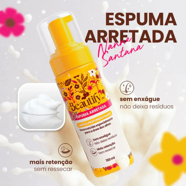Espuma Arretada Beautify Pro 150ml - Imagem 2