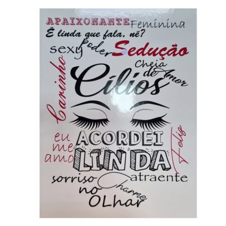 Quadro Decorativo Acordei Linda
