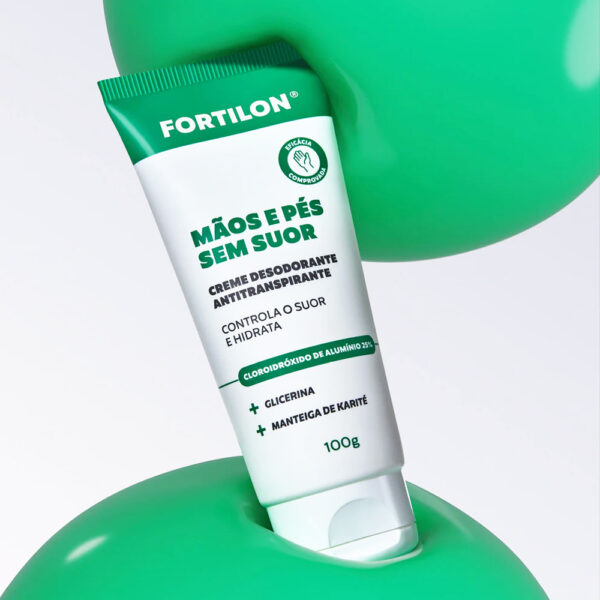 Creme Maos e Pes Sem Suor Fortilon 120g - Imagem 2