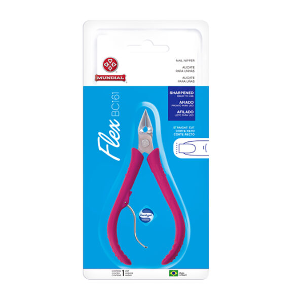 Alicate Mundial Flex Rosa BC161