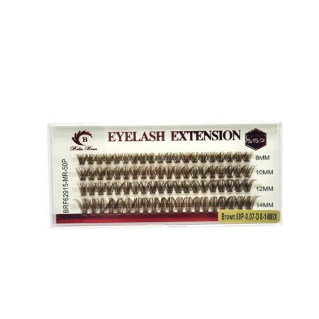 Cílios Tufo Brown Bella Rosa 50P- 0.07D 8-14 Mix