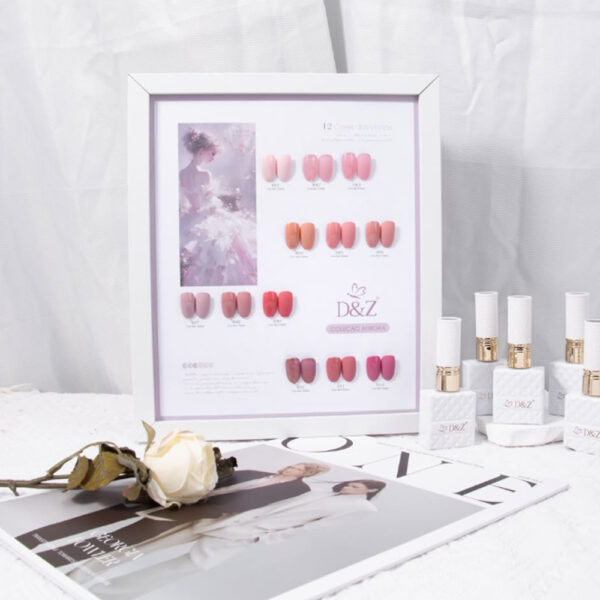 Kit Esmalte em Gel Coleção Aurora Luxo DZ 12 unidades - Imagem 2