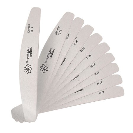Kit 10 Lixas Slim Premium Shopping das Unhas