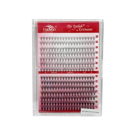 Cílios Tufo Fadvan DIY Eyelash 10P+20P-0.07D-914 mix