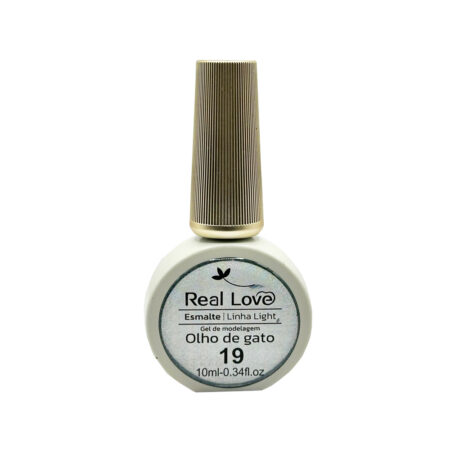 Esmalte em Gel Linha Light Olho de Gato 19 Real Love 10ml