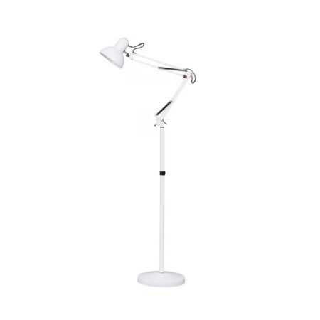 Luminária Articulada Branca Pedestal