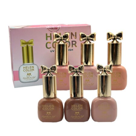 Kit Esmalte em Gel 3 em 1 Helen Color 6 unidades 01