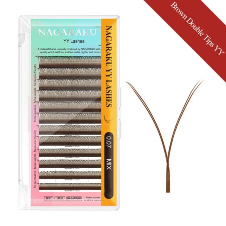 Cílios Nagaraku YY 0.07D Mix 8-12mm Dark Brown