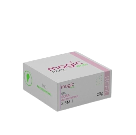 Gel Rosa Magic Nails Refil 20g